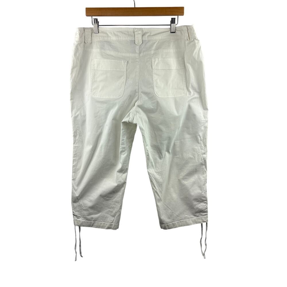 Women’s Style&Co Size 16 White Capri Pants - Picture 4 of 5